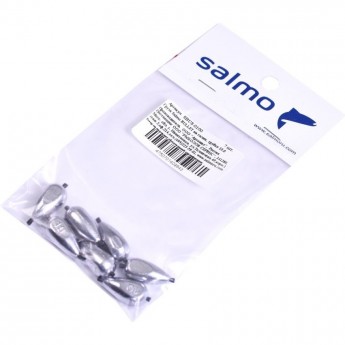 Груза SALMO Bullet на силиконовой трубке 10.0 7Шт