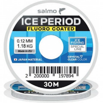 Леска монофильная зимняя SALMO Ice Period Fluoro Coated 030/025